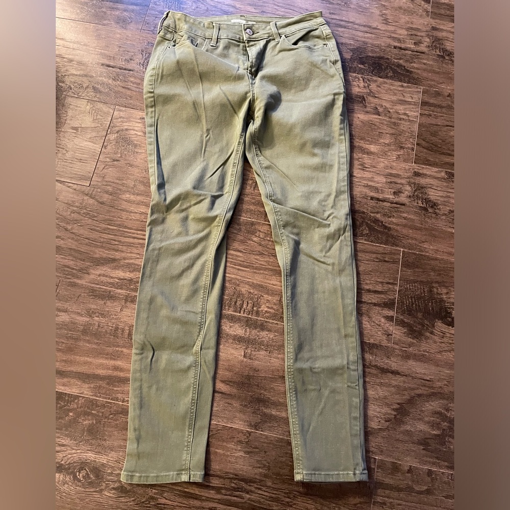 Old Navy Green Skinny Jeans Size 8